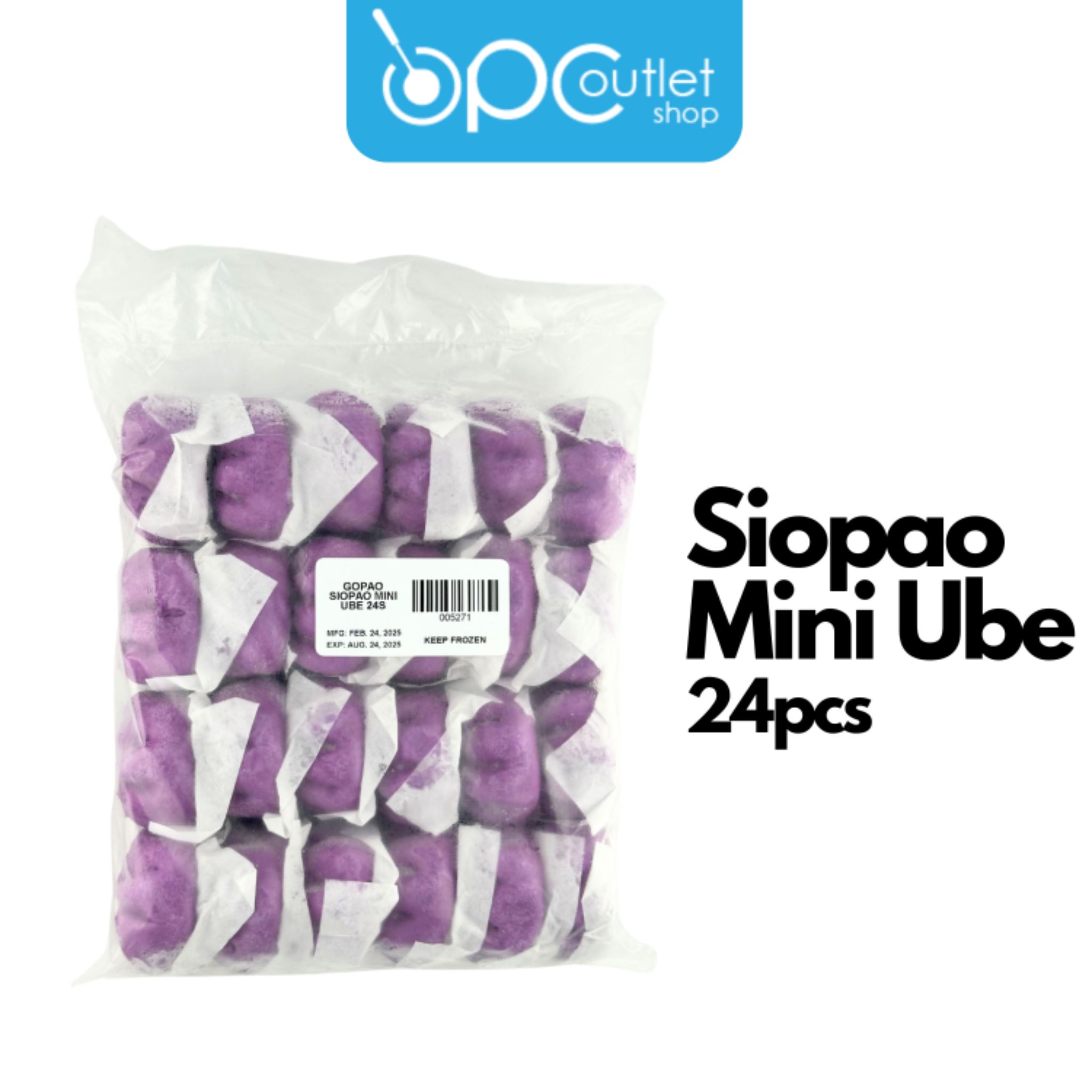 Goapo Siopao Mini Ube 24s